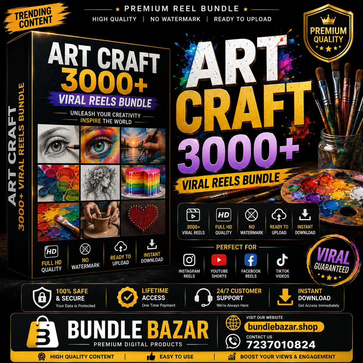 Art Craft 3000+ Viral Bundle